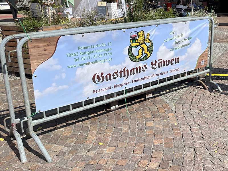modus_vm Referenz Kommunikation Banner für das Gasthaus Löwen