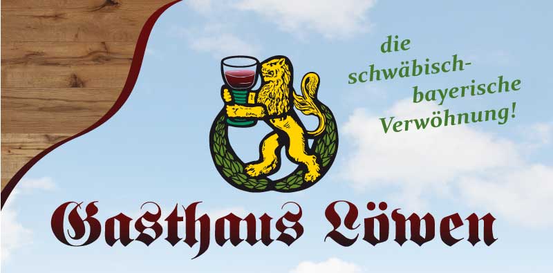 modus_vm Referenz Kommunikation Keyvisual und Claim für das Gasthaus Löwen